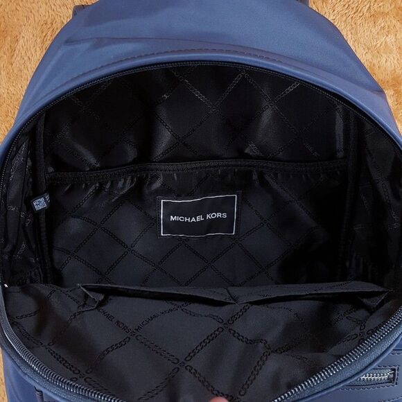 MICHAEL KORS Mens Backpack Blue Nylon MALONE $198 - Picture 5 of 8
